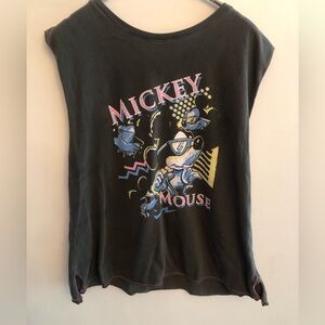 Vintage 80’s Mickey Mouse Disney oversized tank top size M